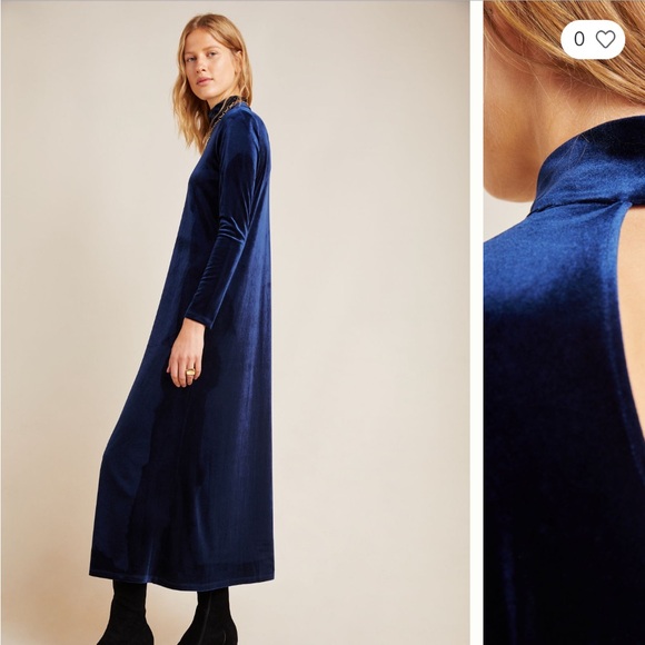 Anthropologie Bianca velvet maxi dress - Picture 2 of 8